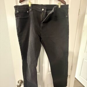 Levi's Men's Dark Gray Straight Jeans